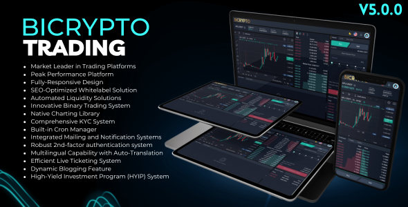 Bicrypto v5.6.0 - Crypto Trading Platform + Addons