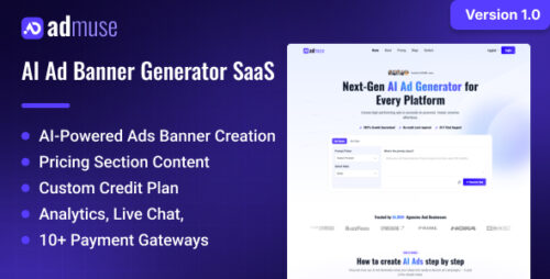 AdMuse – AI-Powered Ad Banner Generator