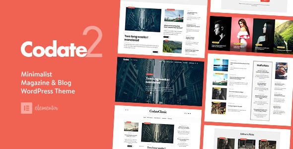 Codate – Modern Magazine and Blog WordPress Theme Free Download v2.0