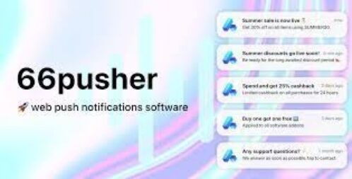 66pusher v18.0.0 – Web push notifications Nulled Download