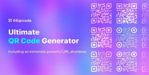 66qrcode v38.0.0 – Ultimate QR Code Generator & URL Shortener (SAAS) Nulled