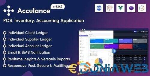Acculance v4.0.7 – POS, Inventory, Accounting Application Nulled