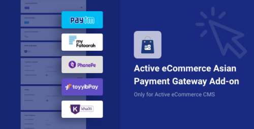 Active eCommerce Asian Payment Gateway add-on v2.1 Download