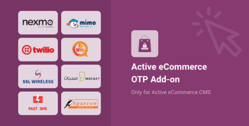 Active eCommerce OTP add-on v2.7 - Active eCommerce Addon