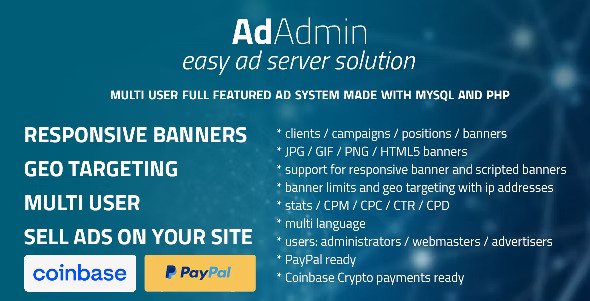 AdAdmin v4.3.4b – Easy full featured Ad Server Script Download