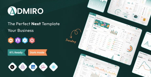 Admiro – React Nextjs Admin Dashboard Template