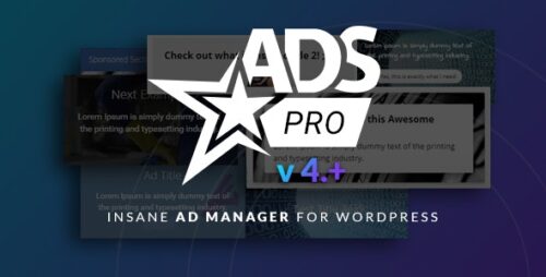 Ads Pro Plugin - Multi-Purpose WordPress Advertising Manager 4.8