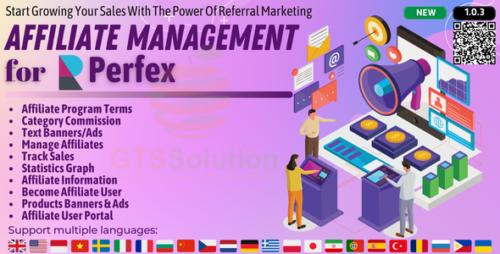 Affiliate Management v1.0.3 module for Perfex CRM