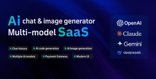 AI Chat, Image – AI Multi Model SaaS v3.0.0 Download