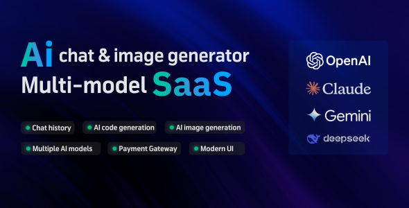 AI Chat, Image – AI Multi Model SaaS v3.0.0 Download