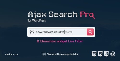 Ajax Search Pro - Live WordPress Search Filter Plugin