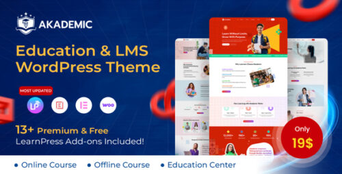 Akademic - Education LMS WordPress Theme