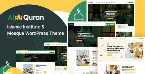 Alquran - Islamic Institute Mosque WordPress Theme