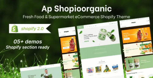 Ap Shopioorganic - Fresh Food Supermarket Shopify Theme