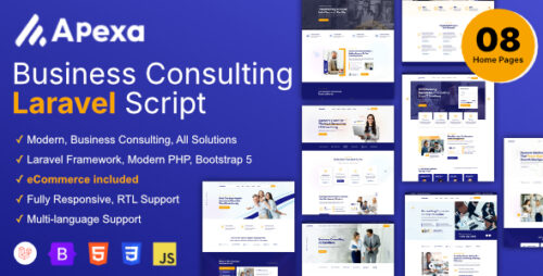 Apexa v1.4.1 – Multi-Purpose Business Consulting Laravel Script Nulled