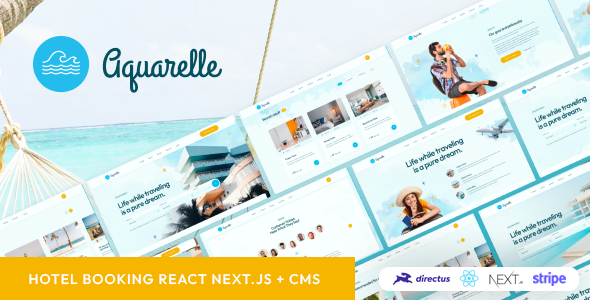 Aquarelle - Hotel Booking NextJs Directus CMS Template
