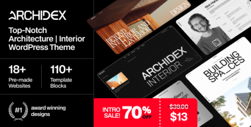 Archidex - Architecture Interior WordPress Theme