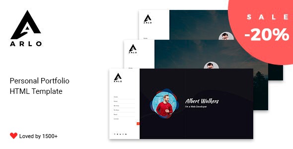 Arlo - Personal Portfolio HTML Template