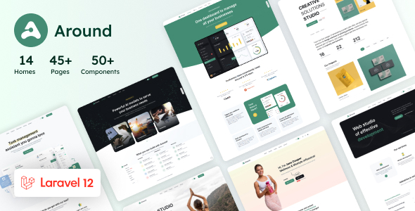 Around - Laravel 12 Multipurpose Landing Template