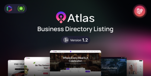 Atlas Laravel Business Directory Listing v1.3.1 Script Nulled Download