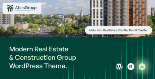 AtlasGroup - Real Estate Construction Group WordPress Theme