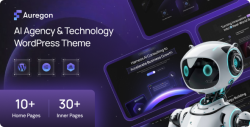 Auregon - AI Agency Technology WordPress Theme