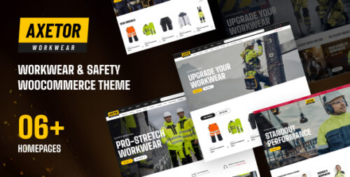 Axetor - Workwear Safety WooCommerce Theme