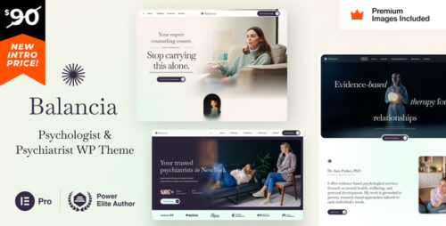 Balancia - Psychology Counseling Psychiatrist WordPress Theme