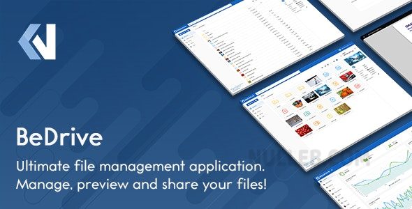 BeDrive v3.2.0 - File Sharing and Cloud Storage PHP Script
