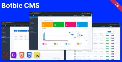 Botble v7.6.5 - Laravel CMS, CRUD generator, Modular & Theme system, Role permissions, Multilingual blog