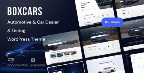 Boxcar – Automotive Car Dealer WordPress Theme