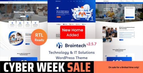 Braintech - Technology IT Solutions WordPress Theme