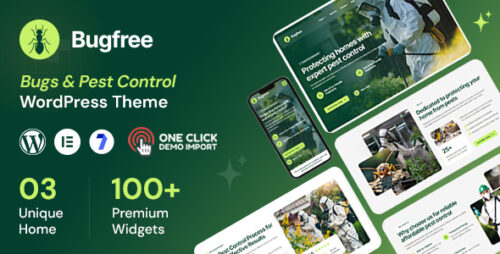 Bugfree - Bugs Pest Control WordPress Theme