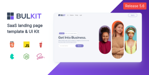 Bulkit v5.7.2 - Saas Landing Pages Download