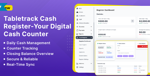 Cash Register Module v1.0.16 for Tabletrack Download
