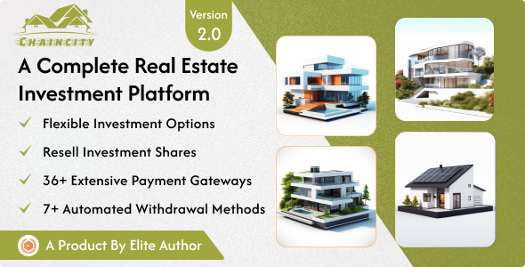 ChainCity v2.0 – Real Estate Investment Platform Nulled