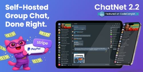 ChatNet v2.2 - PHP Chat Room & Private Chat Script Nulled