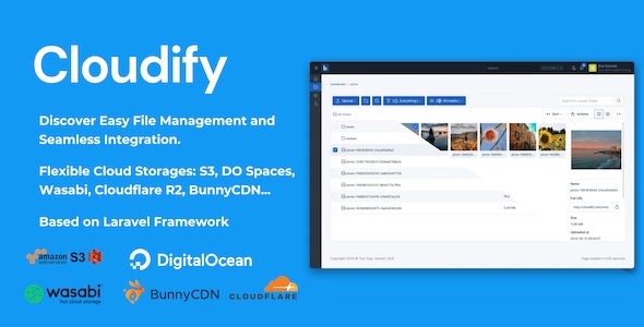Cloudify v1.2.8 – Self-Hosted File Manager and Cloud Storage Nulled