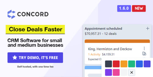 Concord v1.7.0 – Deals Management CRM Download
