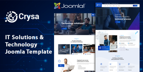 Crysa - IT Solutions Technology Joomla Template