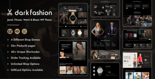 Dark Fashion - Jewelry Fashion Store Theme