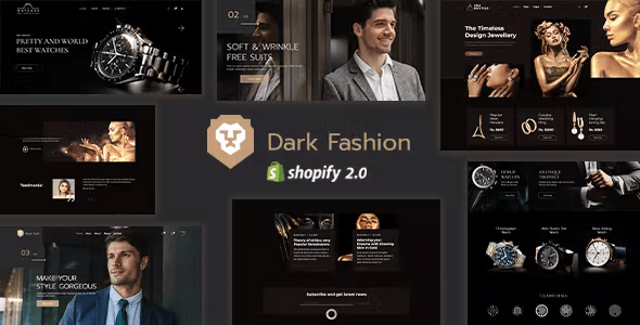 Dark Fashion - Watch, Jewel Blazer Shopify Theme