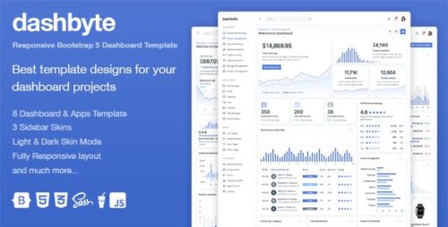 Dashbyte Bootstrap 5 Dashboard Admin Template