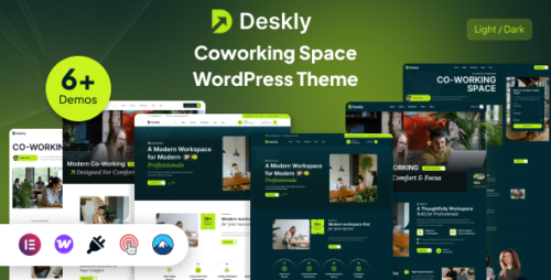Deskly - Coworking Space WordPress Theme