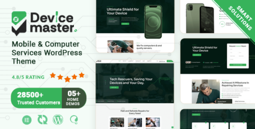 Devicemaster - Mobile Computer Repair Services WordPress Theme
