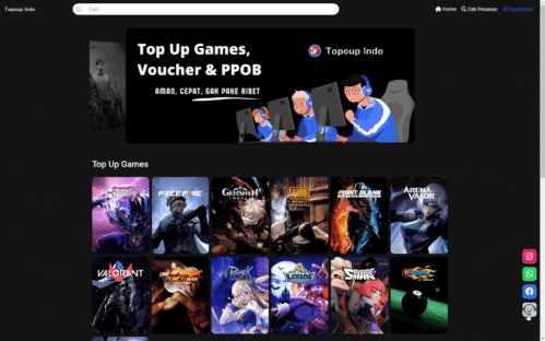 Digi Top Up-Games-Voucher-PPOB Website Store V6.9.1 Script Download