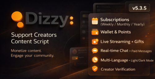 dizzy v5.3.9 – Support Creators Content Script Download
