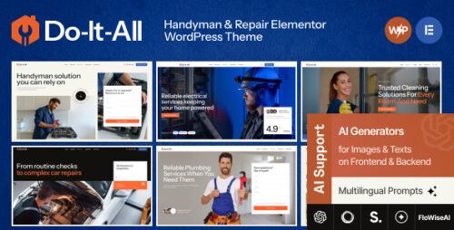 Do-It-All - Handyman Repair Elementor WordPress Theme