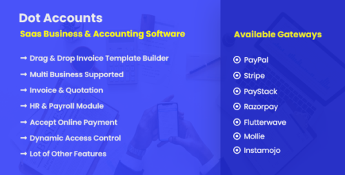 Dot Accounts v2.8 – SaaS Business & Accounting Software
