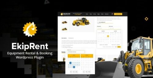 Ekiprent - Equipment Rental Booking WordPress Plugin